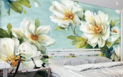 Vẽ tranh phòng ngủ đơn giản mang đến không gian sinh động và sang trọng