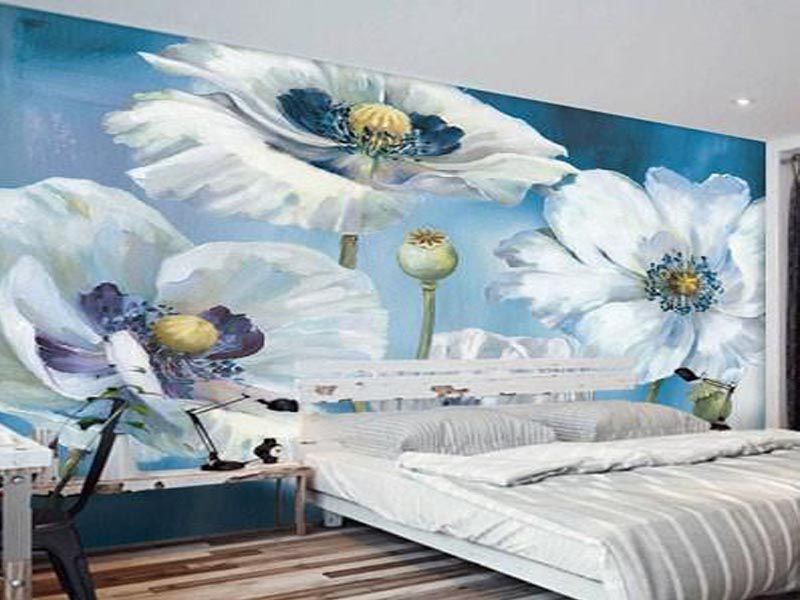 Vẽ tranh phòng ngủ đơn giản nhưng lại đẹp và tinh tế