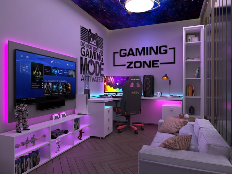 Tổng hợp các mẫu trang trí phòng ngủ gaming cực chất - Các game thủ thích mê 