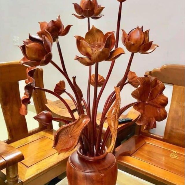 hoa sen gỗ