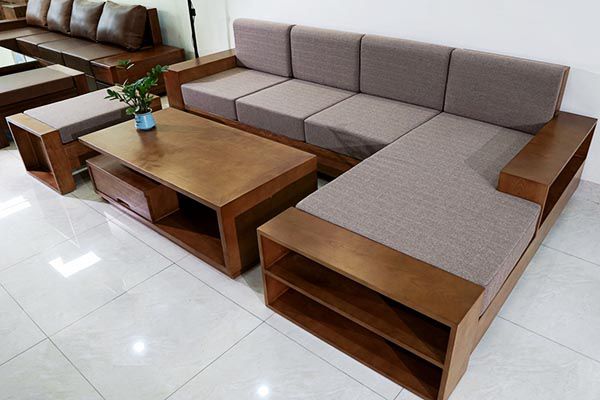 Sofa gỗ sồi Nga