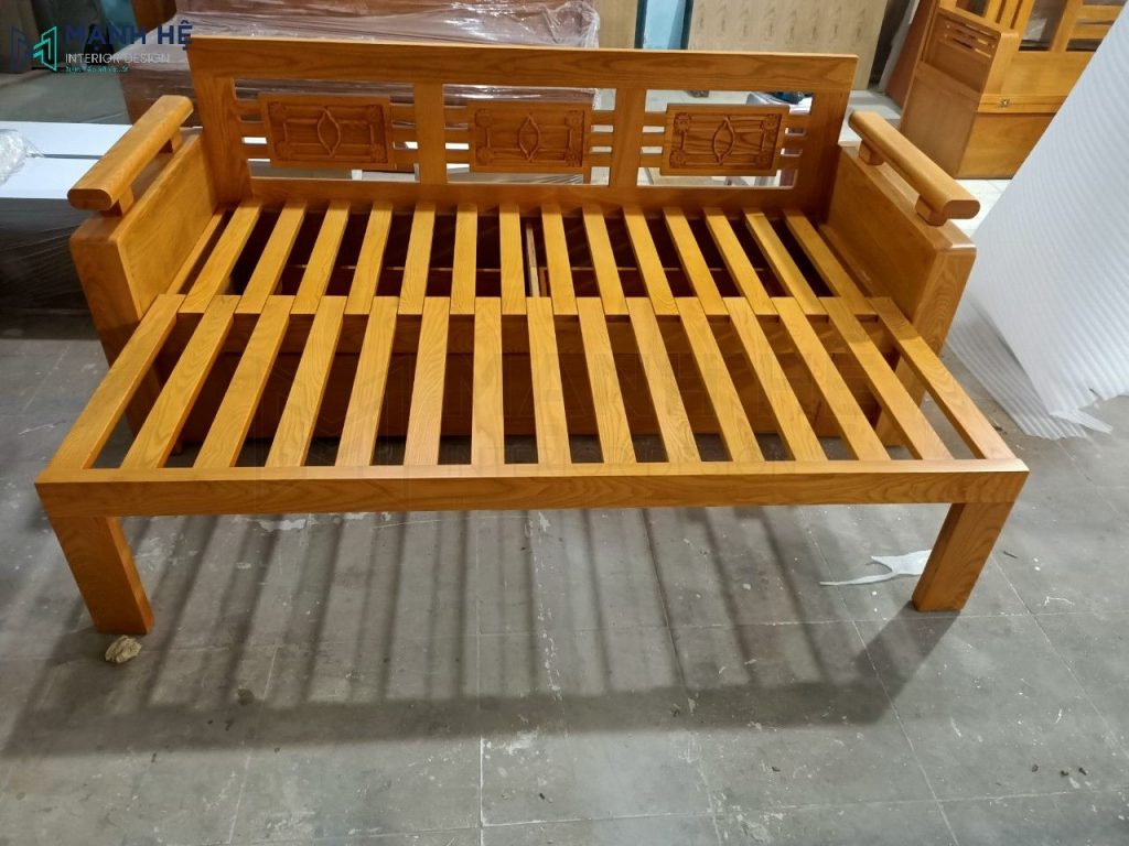 Ghế Sofa giường gỗ