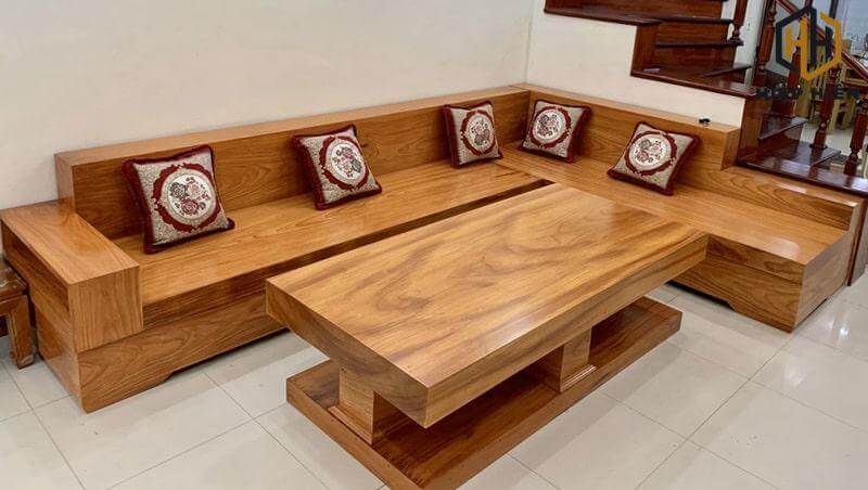 Ghế Sofa gỗ gõ đỏ