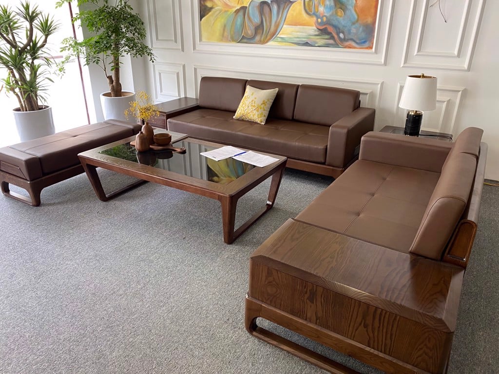 Sofa gỗ dành cho phòng khách