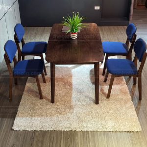 Bộ bàn ăn 4 ghế gỗ tần bì Value