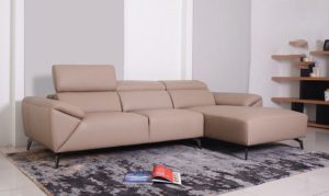 Ghế sofa da góc Malaysia : ZL 2683