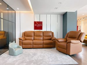 Ghế sofa da bò tiếp xúc phòng khách Olivia Recliner